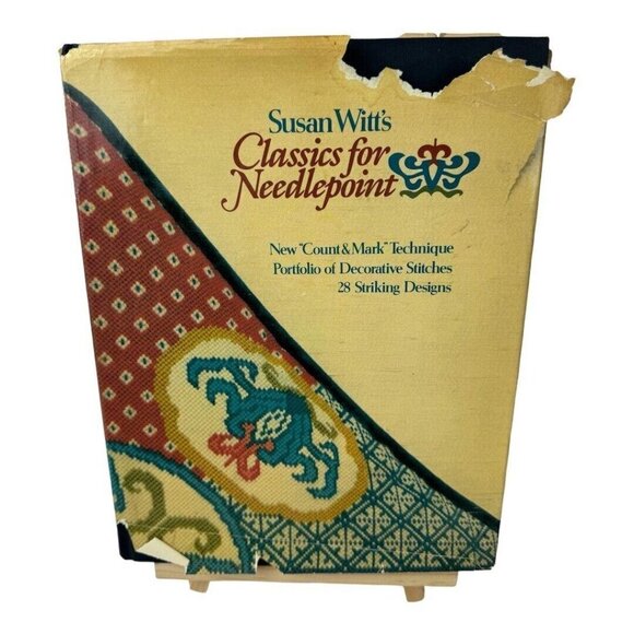 Susan Witts Classics for Needlepoint Count Decorative Stitches 28 Designs 1981 - Picture 1 of 6